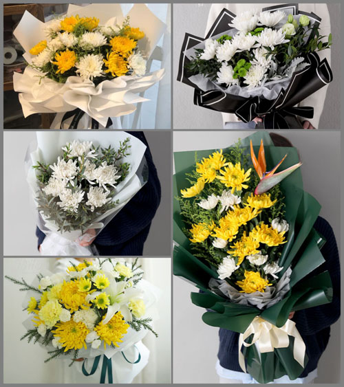 贵州贵阳息烽县石硐镇难冲桥村白事花束代送